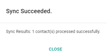 HubSpot Sync Succeeded